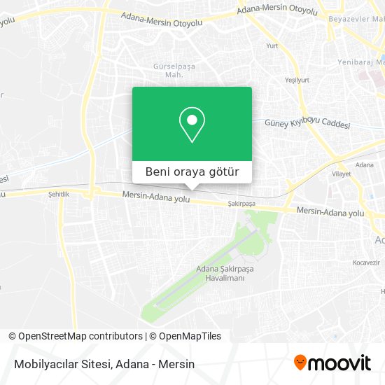 Mobilyacılar Sitesi harita