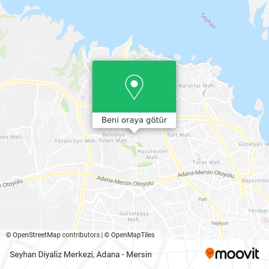 Seyhan Diyaliz Merkezi harita
