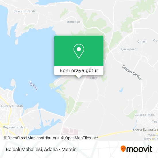 Balcalı Mahallesi harita