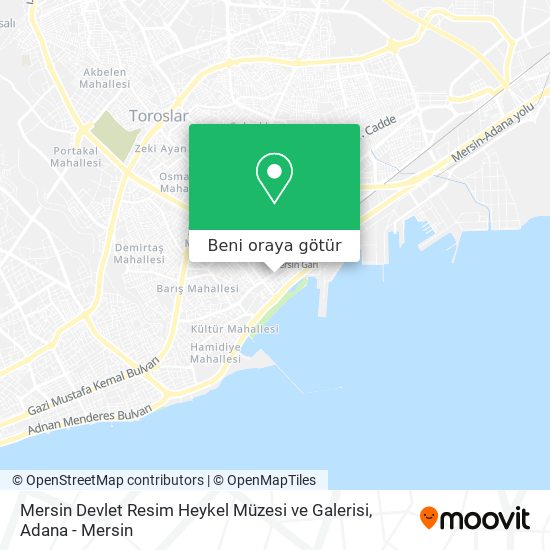 Mersin Devlet Resim Heykel Müzesi ve Galerisi harita