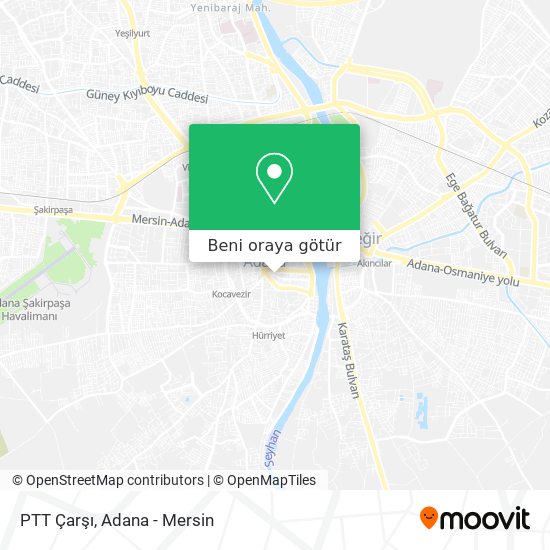 PTT Çarşı harita