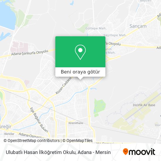 Ulubatlı Hasan İlköğretim Okulu harita