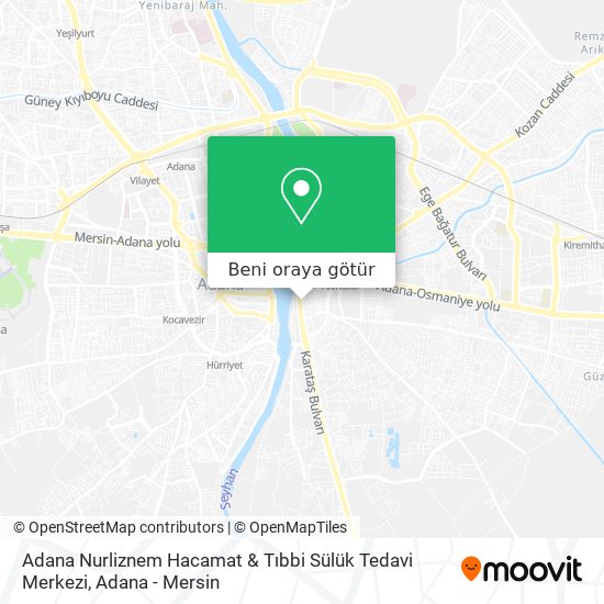Adana Nurliznem Hacamat & Tıbbi Sülük Tedavi Merkezi harita