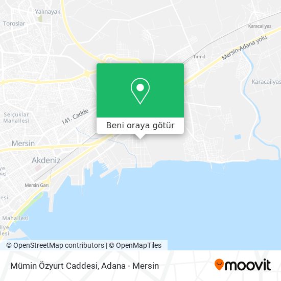 Mümin Özyurt Caddesi harita