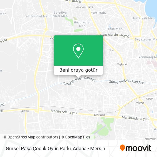 Gürsel Paşa Çocuk Oyun Parkı harita