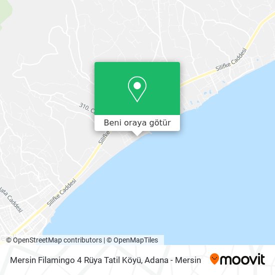 Mersin Filamingo 4 Rüya Tatil Köyü harita