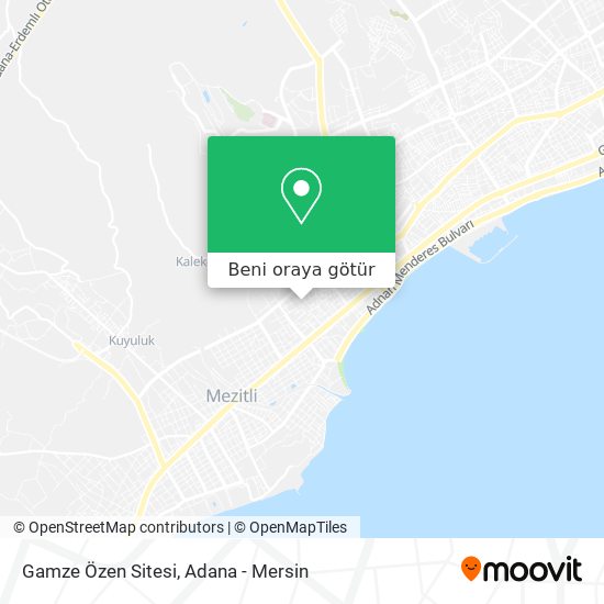 Gamze Özen Sitesi harita