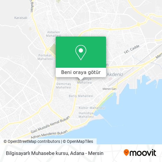 Bilgisayarlı Muhasebe kursu harita