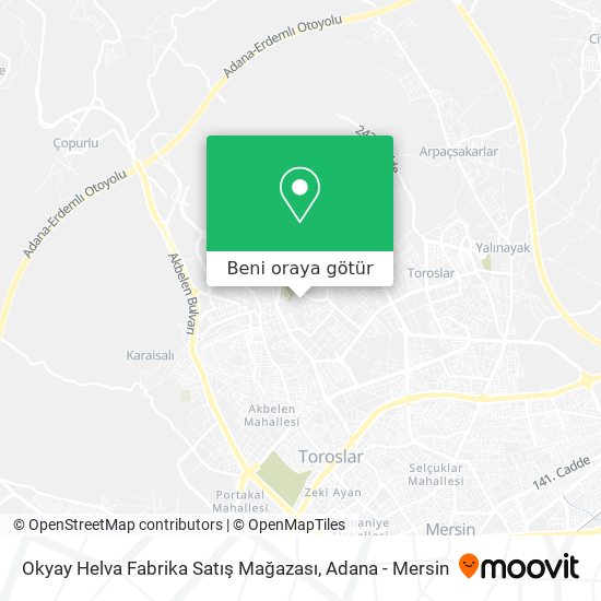 Okyay Helva Fabrika Satış Mağazası harita