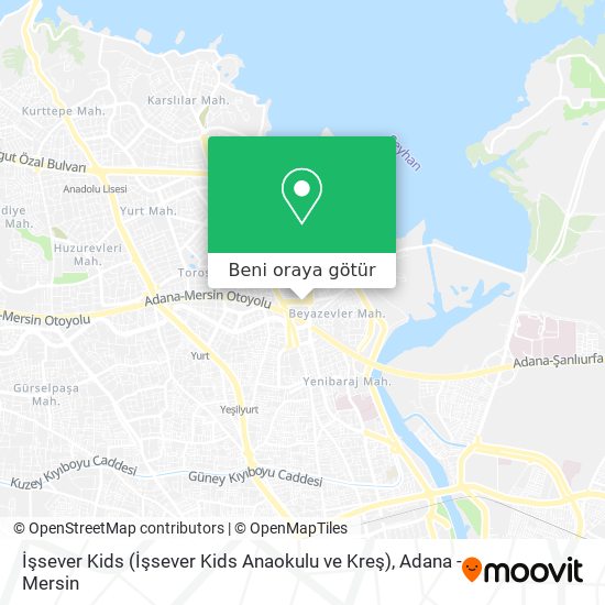 İşsever Kids (İşsever Kids Anaokulu ve Kreş) harita