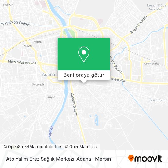 Ato Yalım Erez Sağlık Merkezi harita