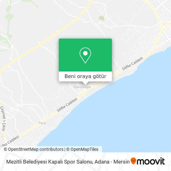 Mezitli Belediyesi Kapalı Spor Salonu harita