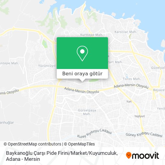 Baykanoğlu Çarşı Pide Firini / Market / Kuyumculuk harita