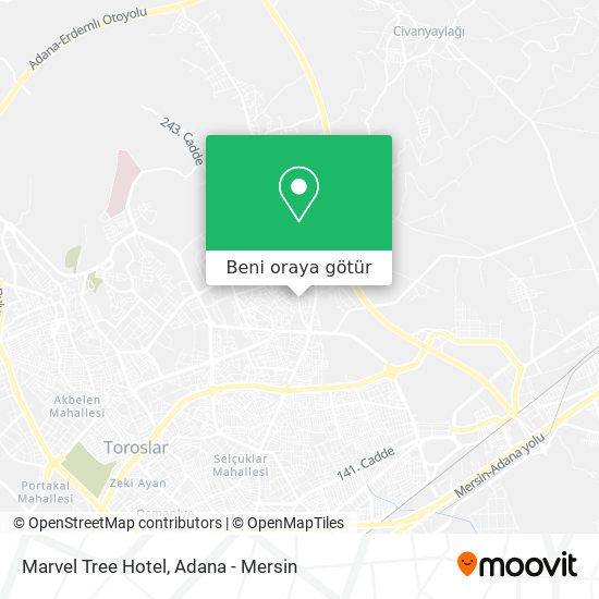 Marvel Tree Hotel harita