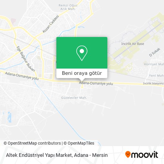 Altek Endüstriyel Yapı Market harita