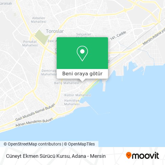 Cüneyt Ekmen Sürücü Kursu harita