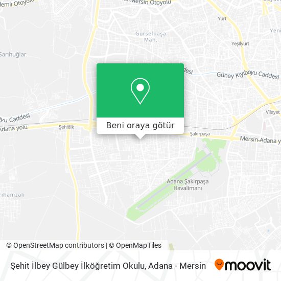 Şehit İlbey Gülbey İlköğretim Okulu harita