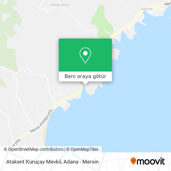 Atakent Kuruçay Mevkii harita