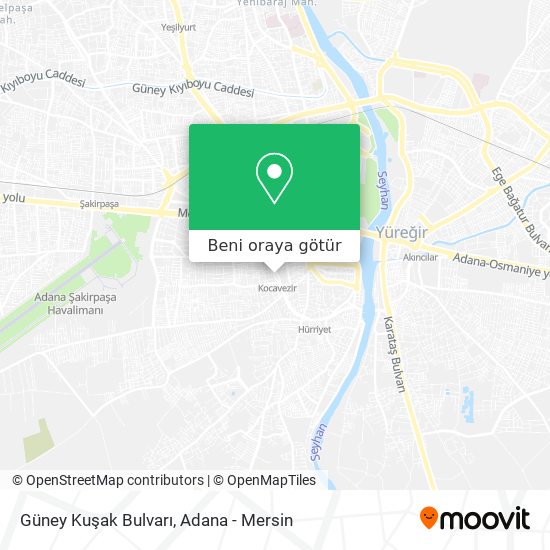 Güney Kuşak Bulvarı harita