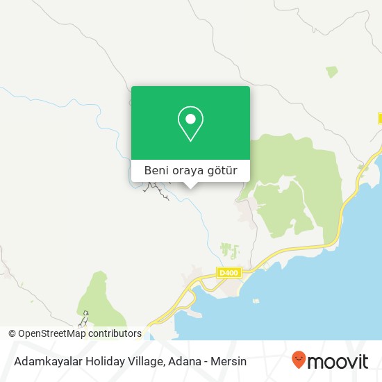 Adamkayalar Holiday Village harita