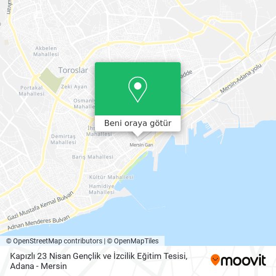 Kapızlı 23 Nisan Gençlik ve İzcilik Eğitim Tesisi harita