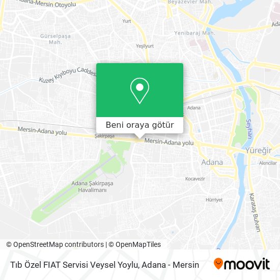 Tıb Özel FIAT Servisi Veysel Yoylu harita