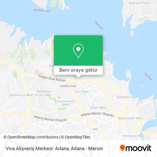 Viva Alişveriş Merkezi- Adana harita