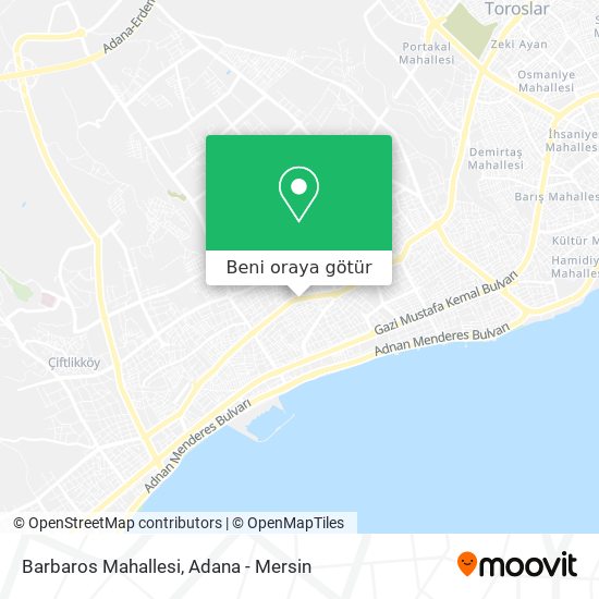 Barbaros Mahallesi harita