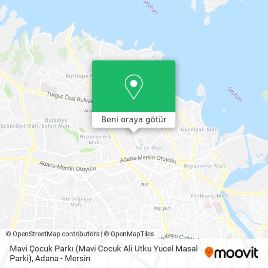 Mavi Çocuk Parkı (Mavi Cocuk Ali Utku Yucel Masal Parki) harita