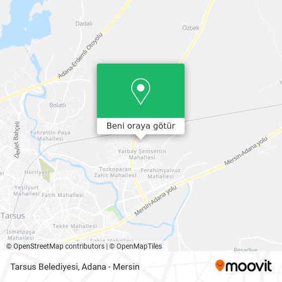 Tarsus Belediyesi harita