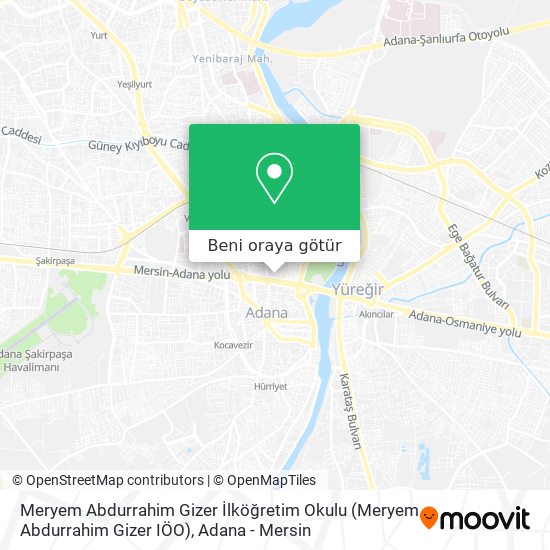 Meryem Abdurrahim Gizer İlköğretim Okulu (Meryem Abdurrahim Gizer IÖO) harita