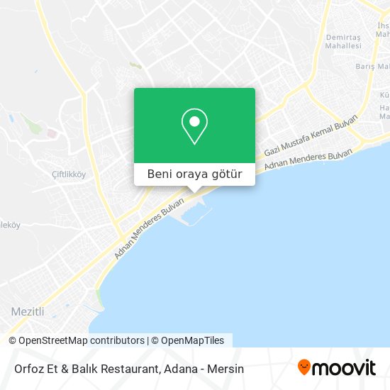 Orfoz Et & Balık Restaurant harita