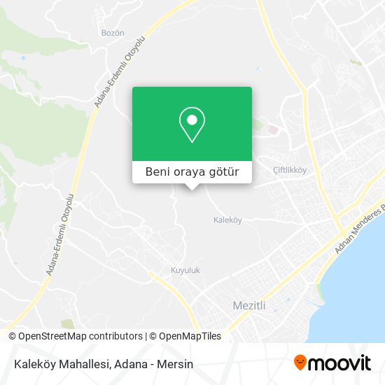 Kaleköy Mahallesi harita