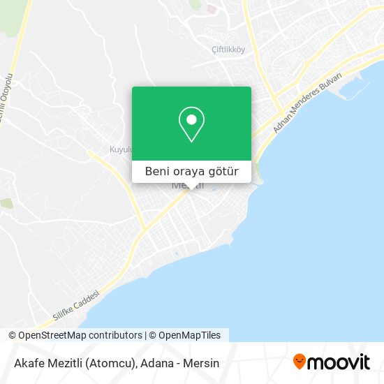 Akafe Mezitli (Atomcu) harita