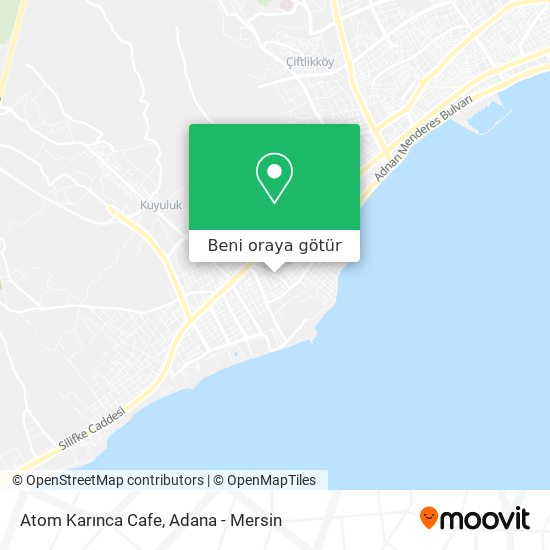 Atom Karınca Cafe harita