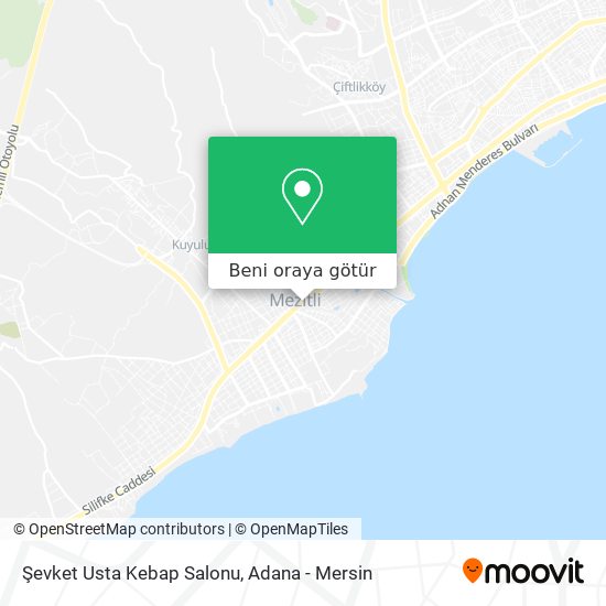 Şevket Usta Kebap Salonu harita