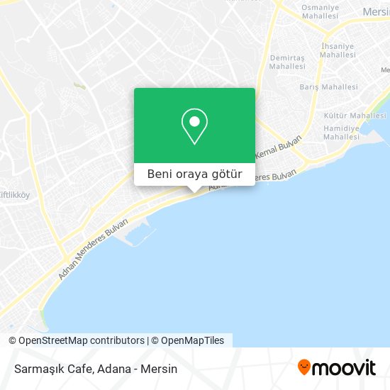 Sarmaşık Cafe harita