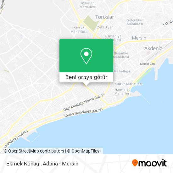 Ekmek Konağı harita