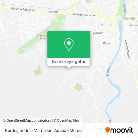 Kardeşler Unlu Mamülleri harita