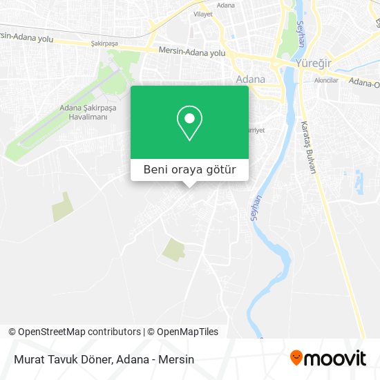 Murat Tavuk Döner harita