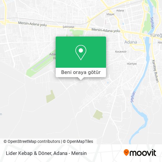 Lider Kebap & Döner harita