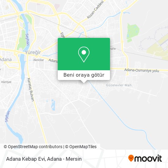 Adana Kebap Evi harita