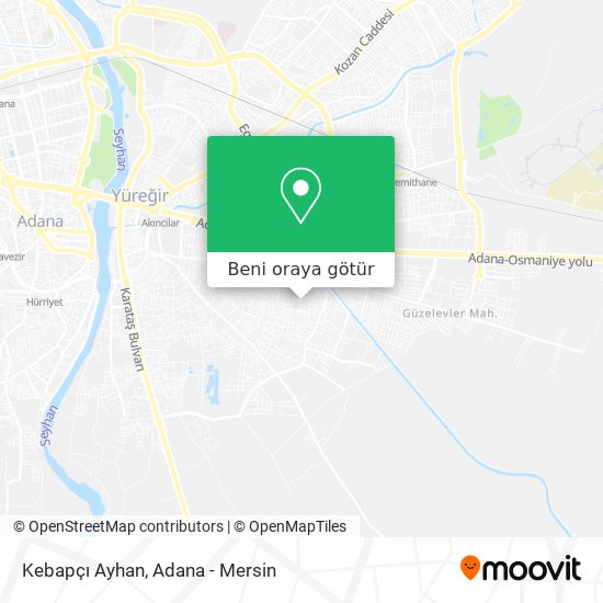 Kebapçı Ayhan harita