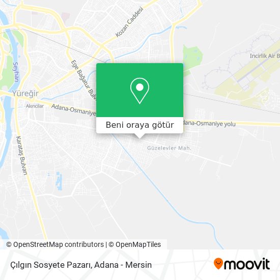 Çılgın Sosyete Pazarı harita