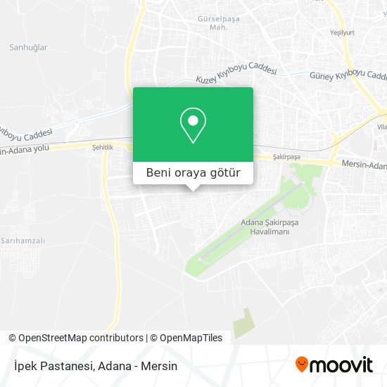 İpek Pastanesi harita