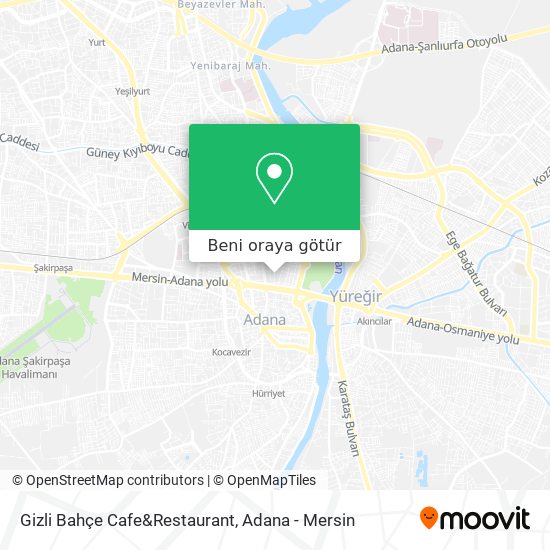 Gizli Bahçe Cafe&Restaurant harita