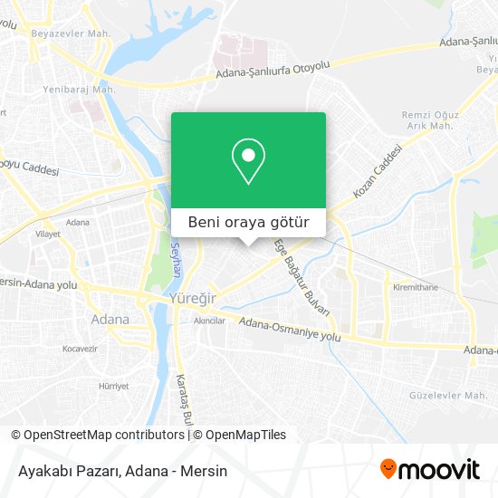 Ayakabı Pazarı harita
