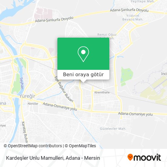 Kardeşler Unlu Mamulleri harita