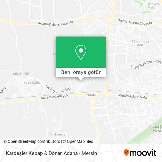 Kardeşler Kebap & Döner harita