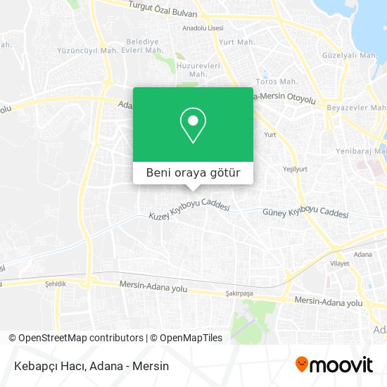 Kebapçı Hacı harita